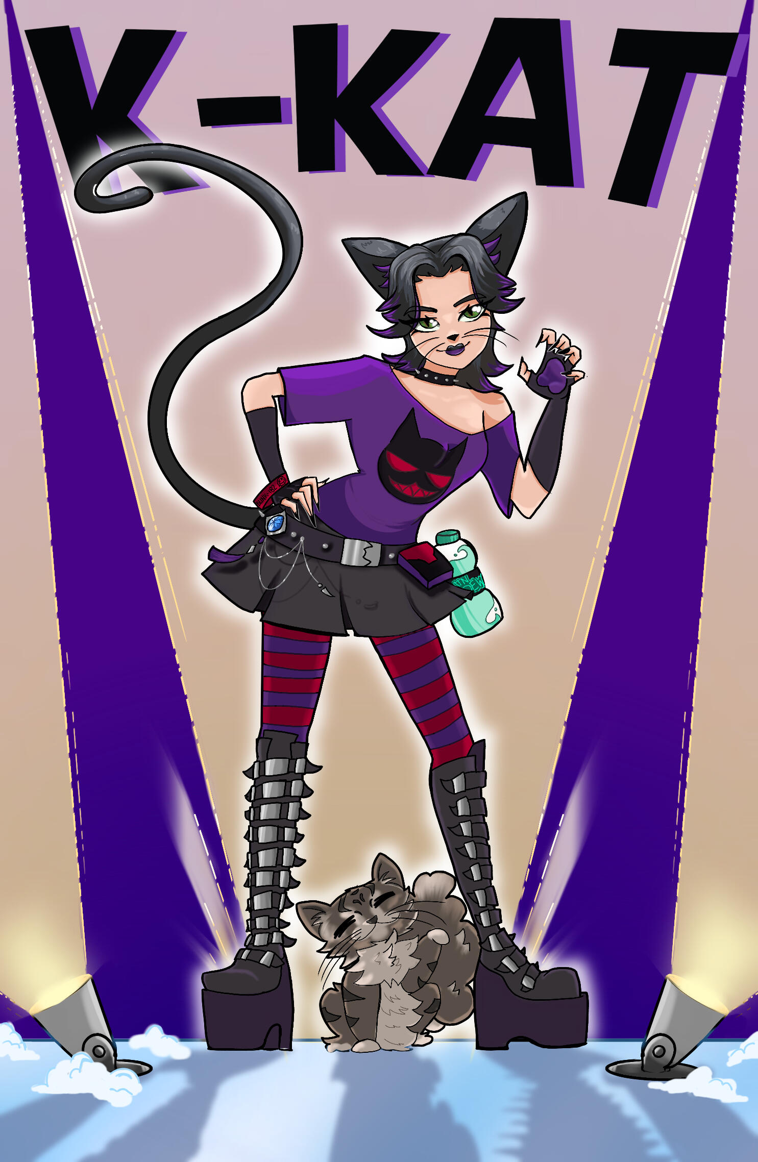 "K-Kat" Superhero Project