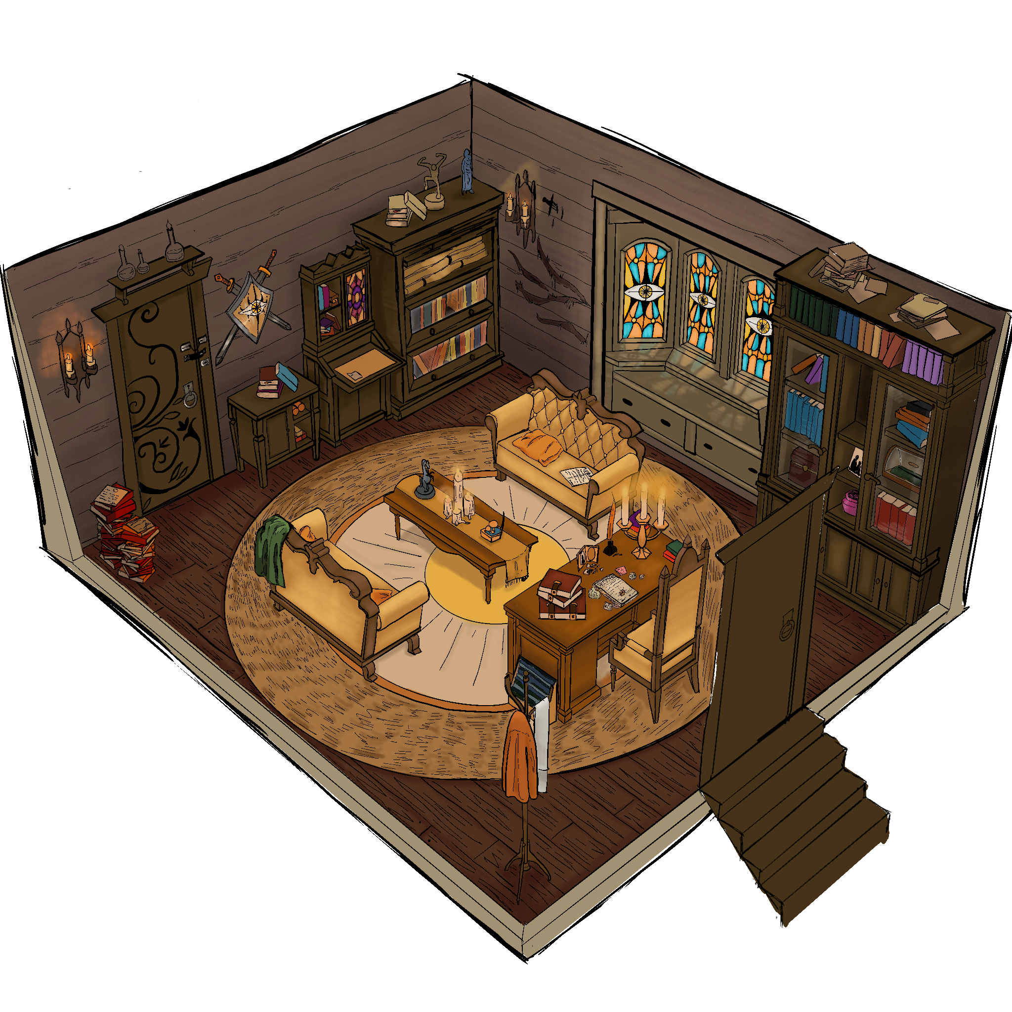 "The Prince's Study"